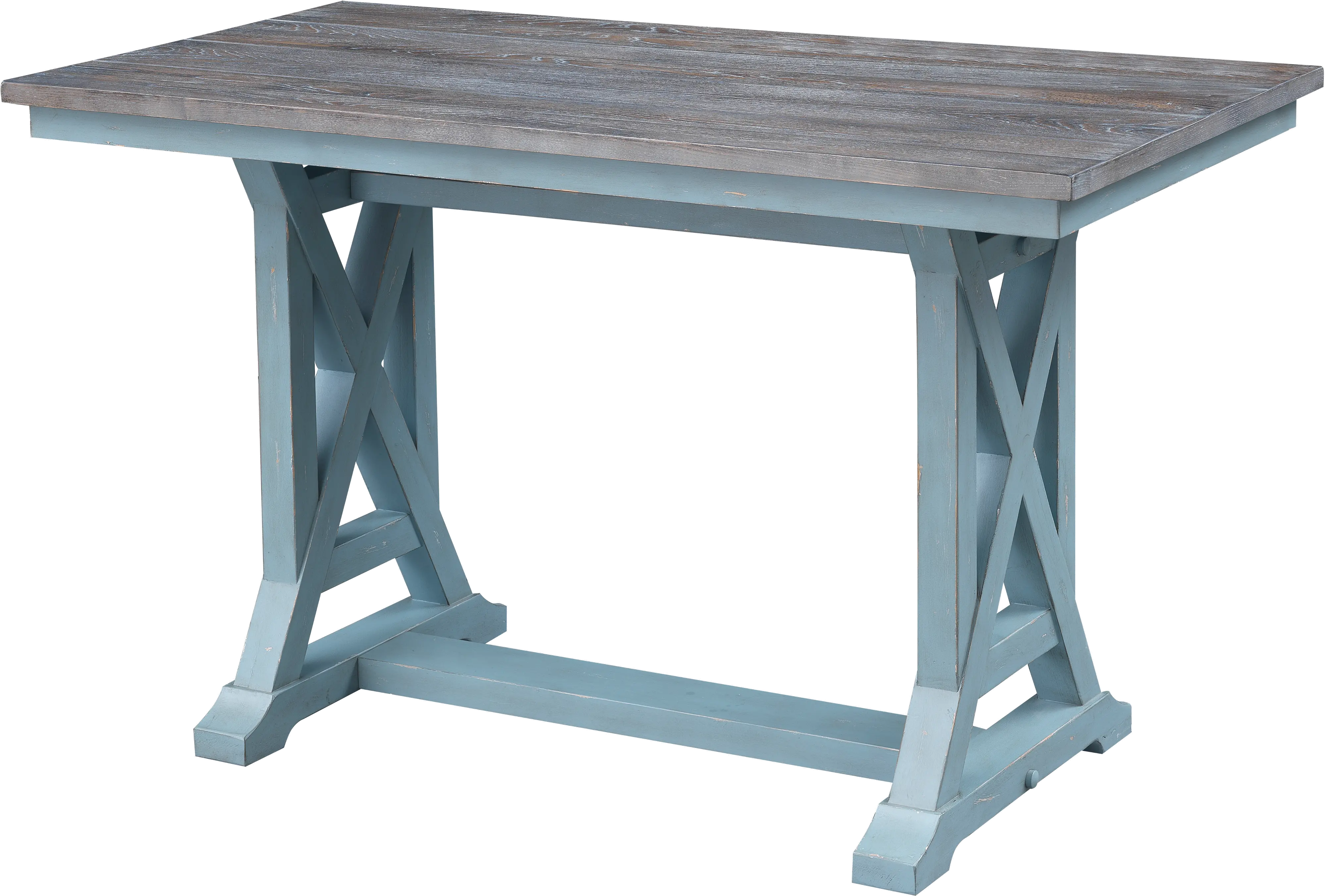 40299 Bar Harbor Blue Counter Height Dining Table-4