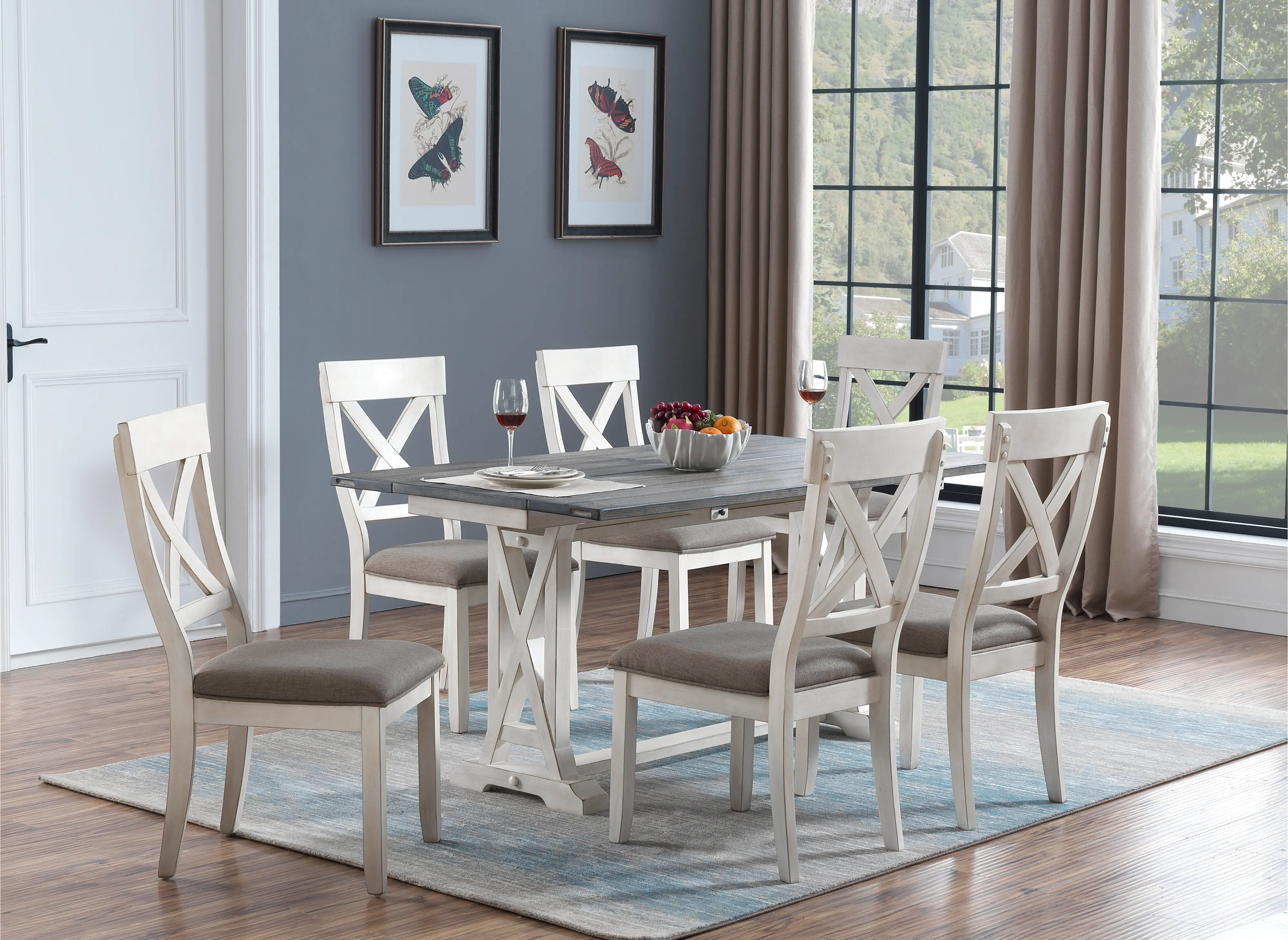 48111 Bar Harbor Cream Fold Out Console-3