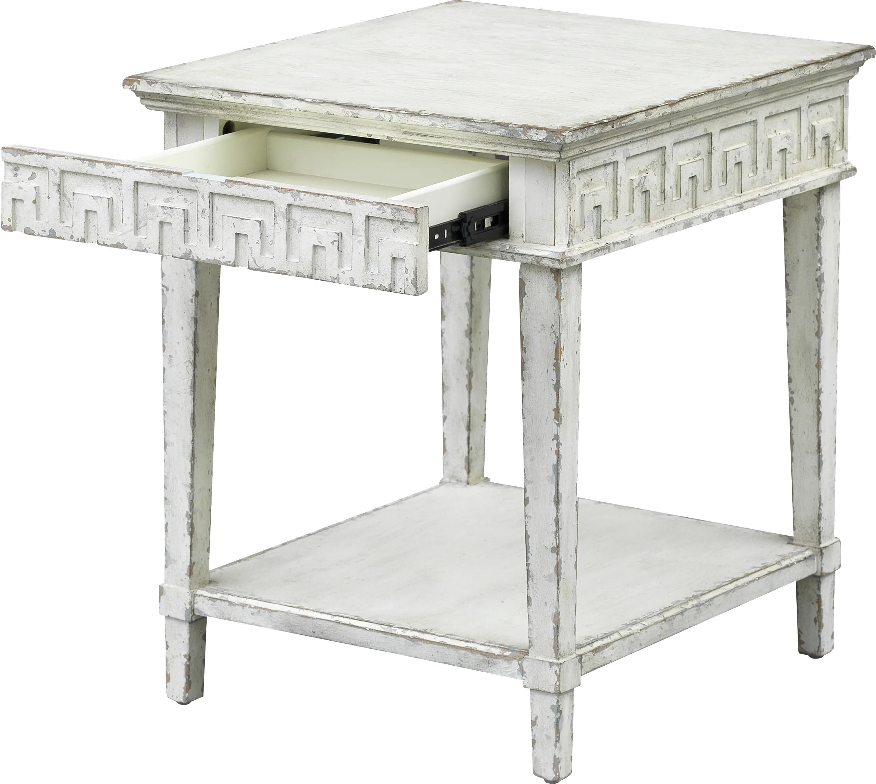 60232 Athens White End Table-5