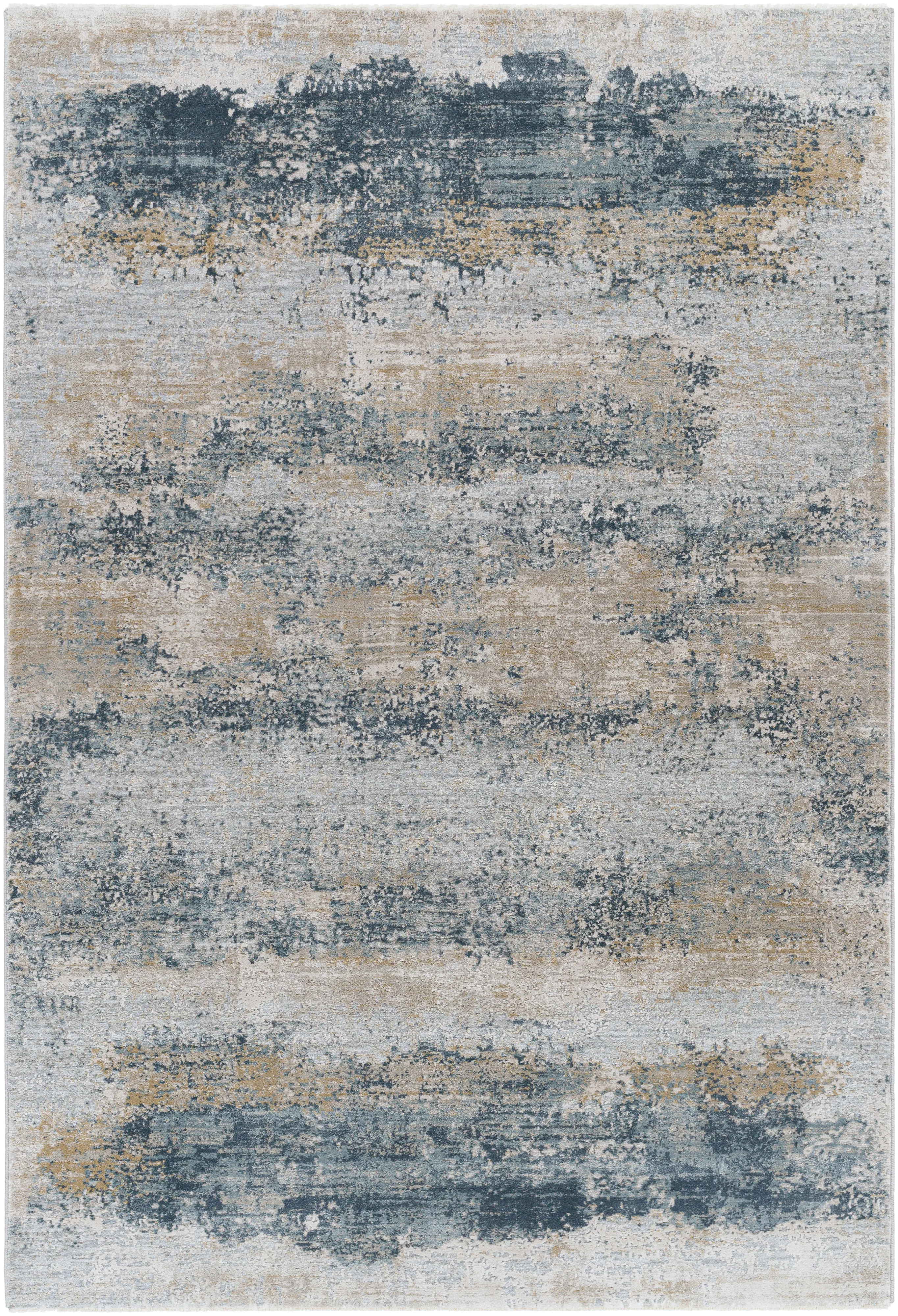 BWK-2304-575/5'X7'5 Brunswick 5 x 8 Pale Blue and Gray Area Rug-1