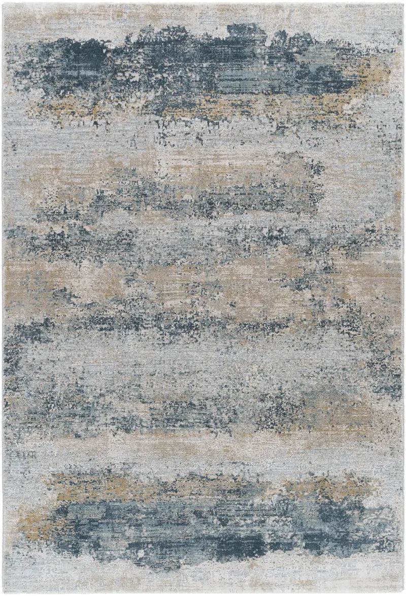 Brunswick 5 x 8 Pale Blue and Gray Area Rug