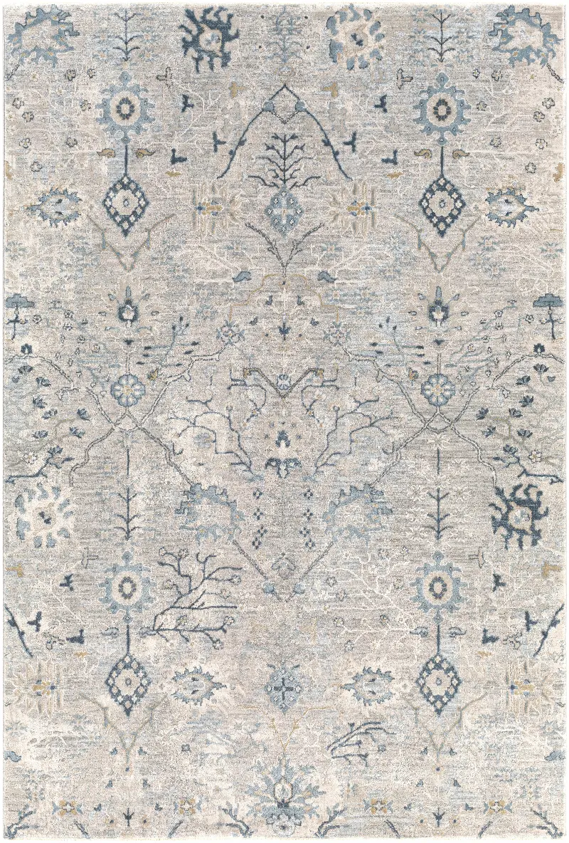 Brunswick 5 x 8 Beige and Dusty Sage Area Rug