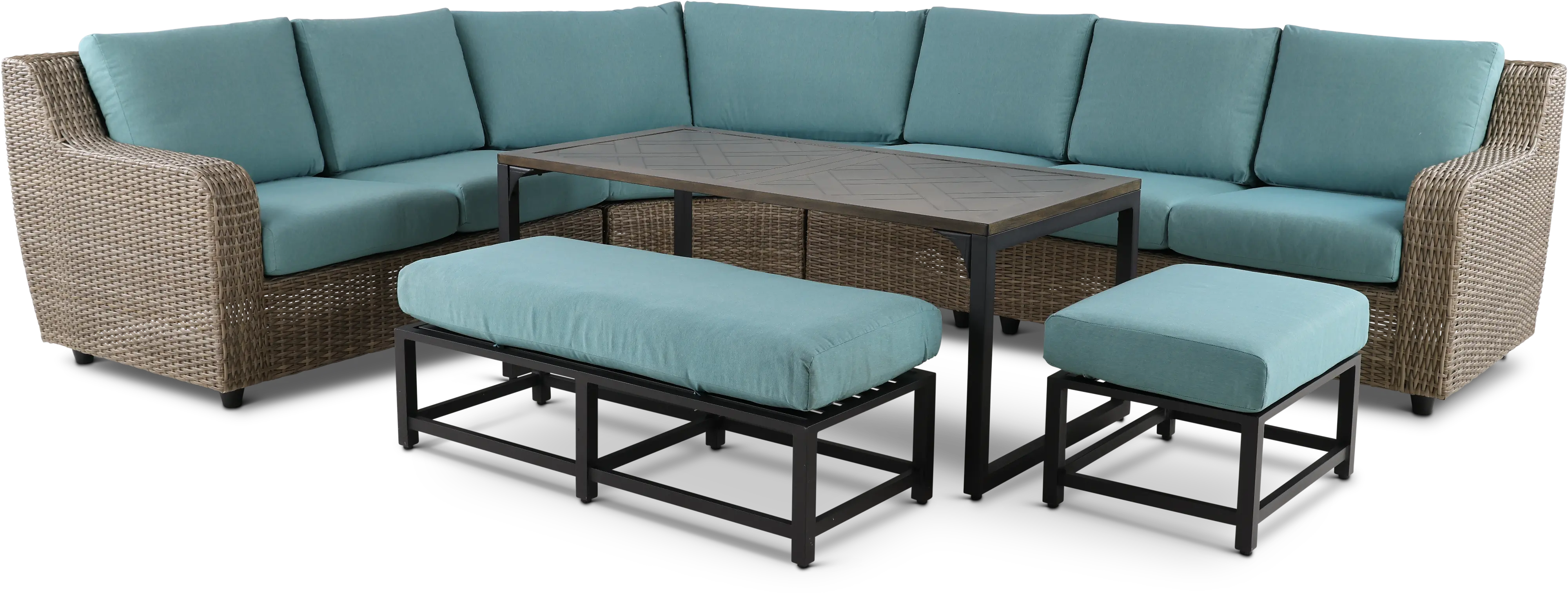 ANESIS LL/A/C/RL/2B/1B/TB Anesis 7 Piece Blue Patio Set-1