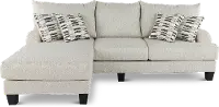 LAGUNA/SOCH/CEMENT Laguna Off-White Sofa-Chaise