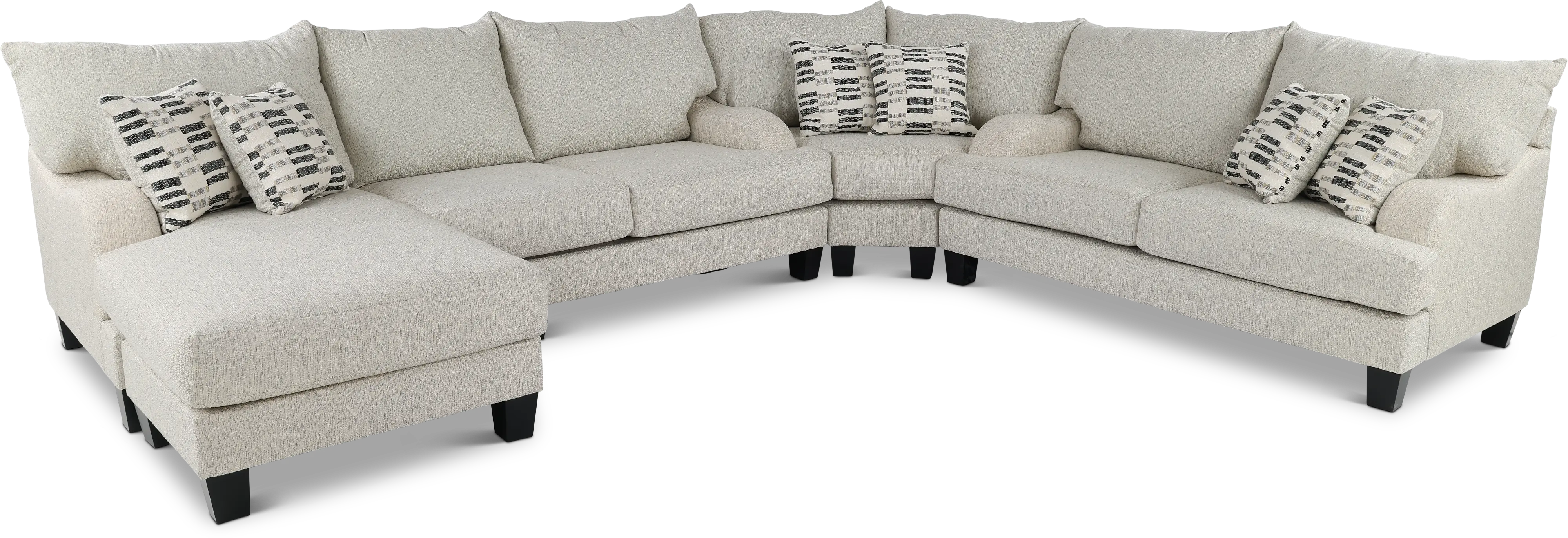 3PC/LAGUNA/CMNT/OP1 Laguna Off-White 3 Piece Sectional-1
