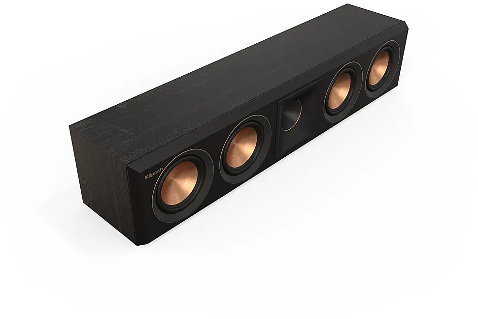 RP-404CII/EBONY Klipsch Reference Premiere Series Quad 4  Passive 2-Way Center-Channel Speaker - Ebony-1