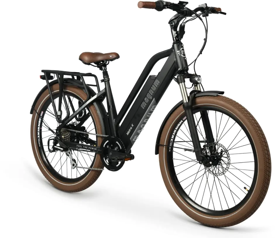 TOURING/METRO-X_B/S Magnum Metro X Mid Step Black and Silver Electric Bike-2