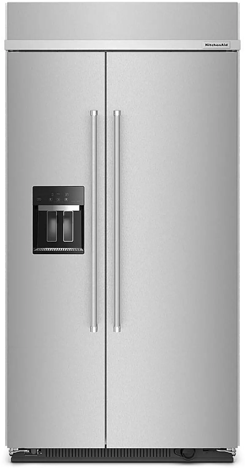 KitchenAid シルバー KitchenAid 42 in. 25.1 cu. ft. Countertop Depth Side-by-Side