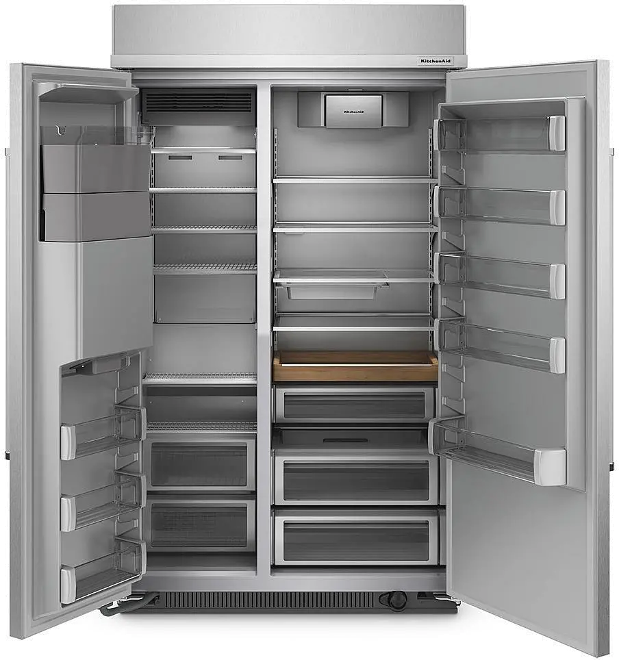 KBSD708MPS KitchenAid 29.4 cu ft Side-By-Side Refrigerator - 48  Built-In Stainless Steel-3