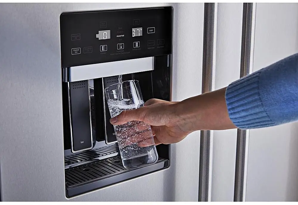 KBSD708MPS KitchenAid 29.4 cu ft Side-By-Side Refrigerator - 48  Built-In Stainless Steel-4