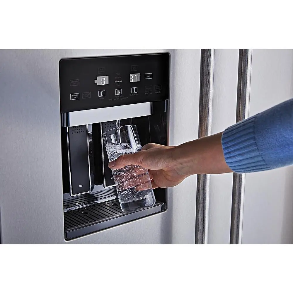 KBSD708MPS KitchenAid 29.4 cu ft Side-By-Side Refrigerator - 48  Built-In Stainless Steel-4