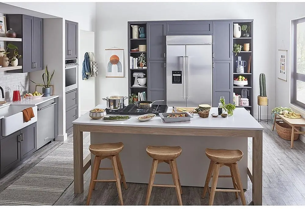KBSD708MPS KitchenAid 29.4 cu ft Side-By-Side Refrigerator - 48  Built-In Stainless Steel-7