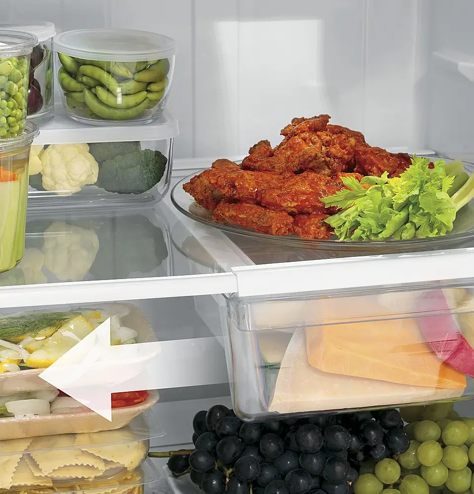 GTS18HYNRFS GE 18 cu. ft. Top Mount Freezer Refrigerator - Stainless Steel-10