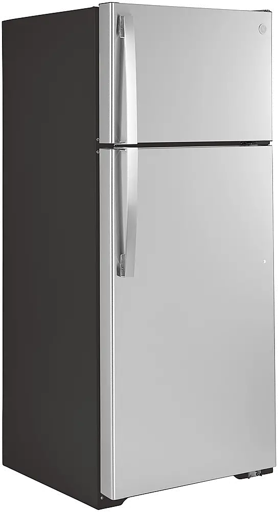 GTS18HYNRFS GE 18 cu. ft. Top Mount Freezer Refrigerator - Stainless Steel-3