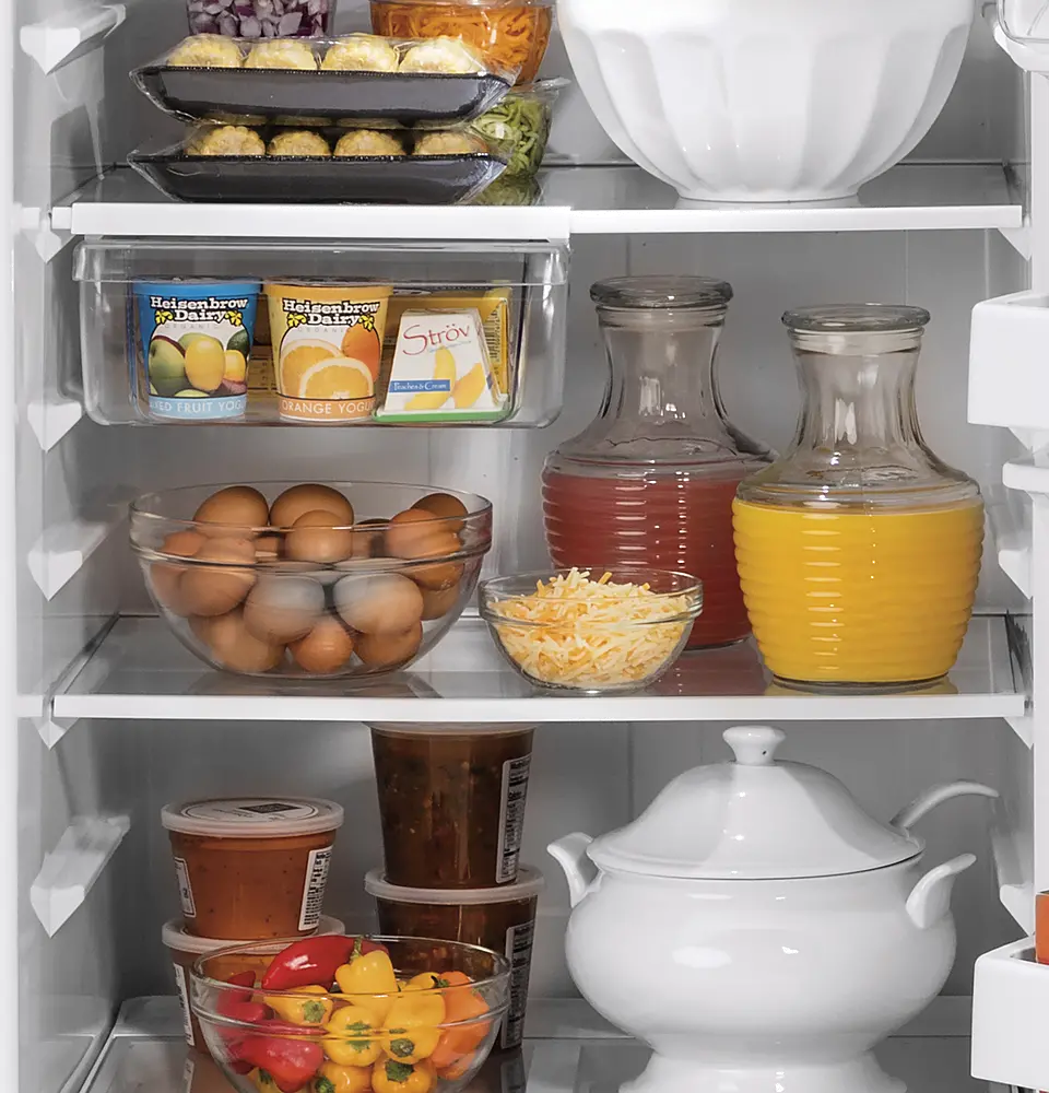 GTS18HYNRFS GE 18 cu. ft. Top Mount Freezer Refrigerator - Stainless Steel-9