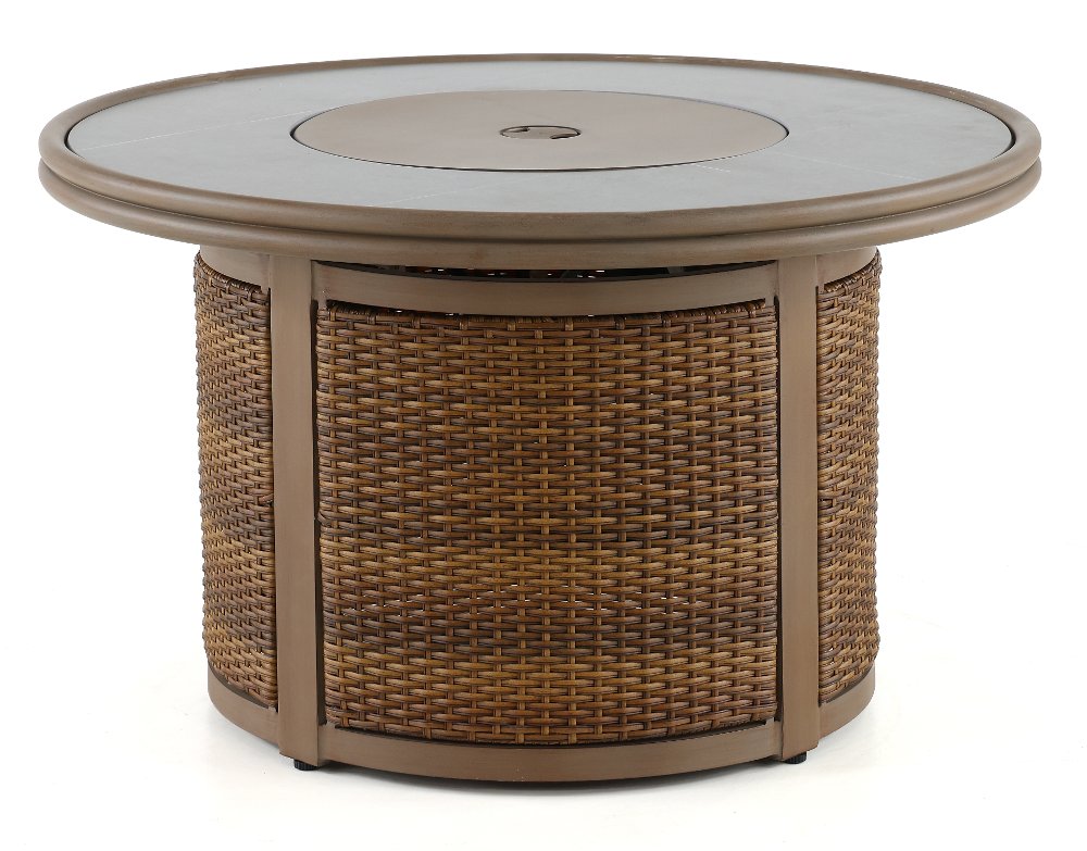 Drew & Jonathan Home Skyview  Brown Gas Fire Pit
