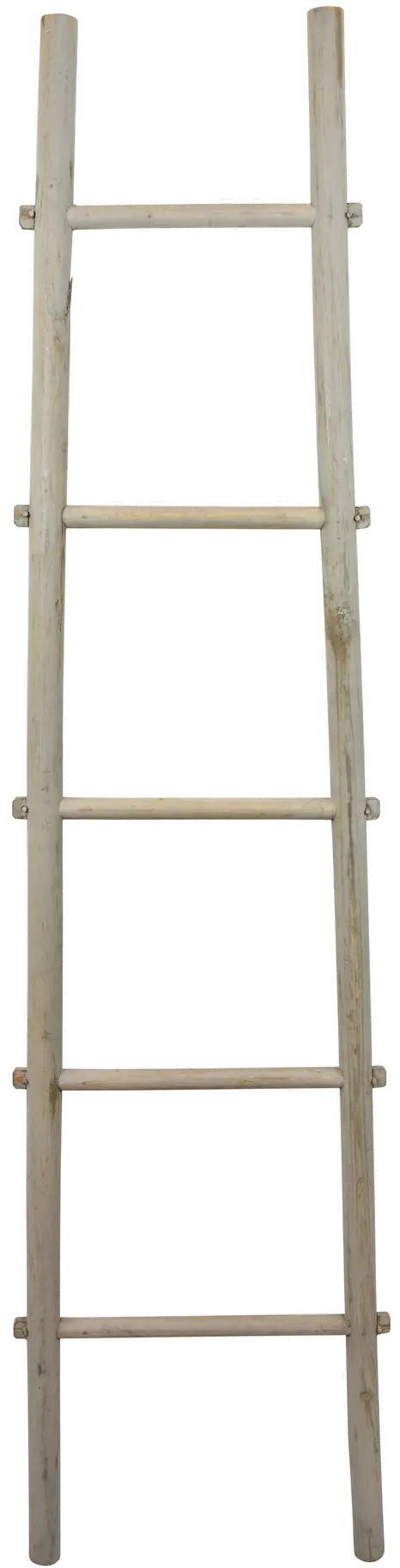72 Inch Gray Decorative Ladder-1