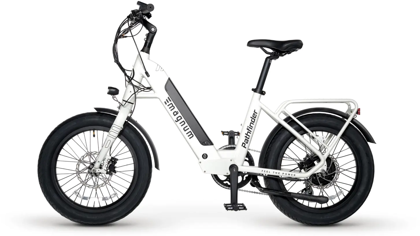 FAT_TIRE/PATH-T_WHT Magnum Pathfinder Torque White Fat Tire E-Bike-1