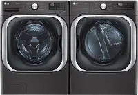 .LG-BST-8900-GAS--PR LG Front Load Washer and Gas Dryer Set - Black, 8900B