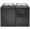 .GEC-D/G-600-ELE--PR GE Profile Top Load Washer and Electric Dryer Set - Diamond Gray, PT600