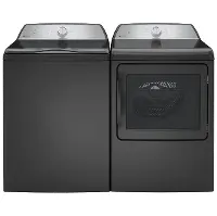 .GEC-D/G-600-ELE--PR GE Profile Top Load Washer and Electric Dryer Set - Diamond Gray, PT600