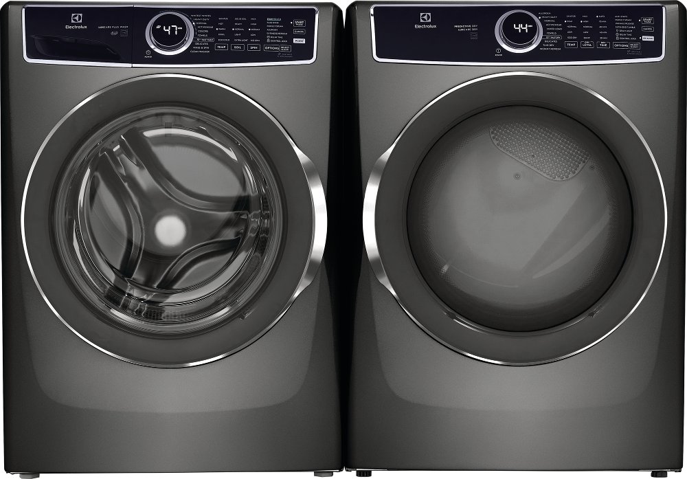 Electrolux Front Load Washer and Electric Dryer Set - Titanium ELF7537AT