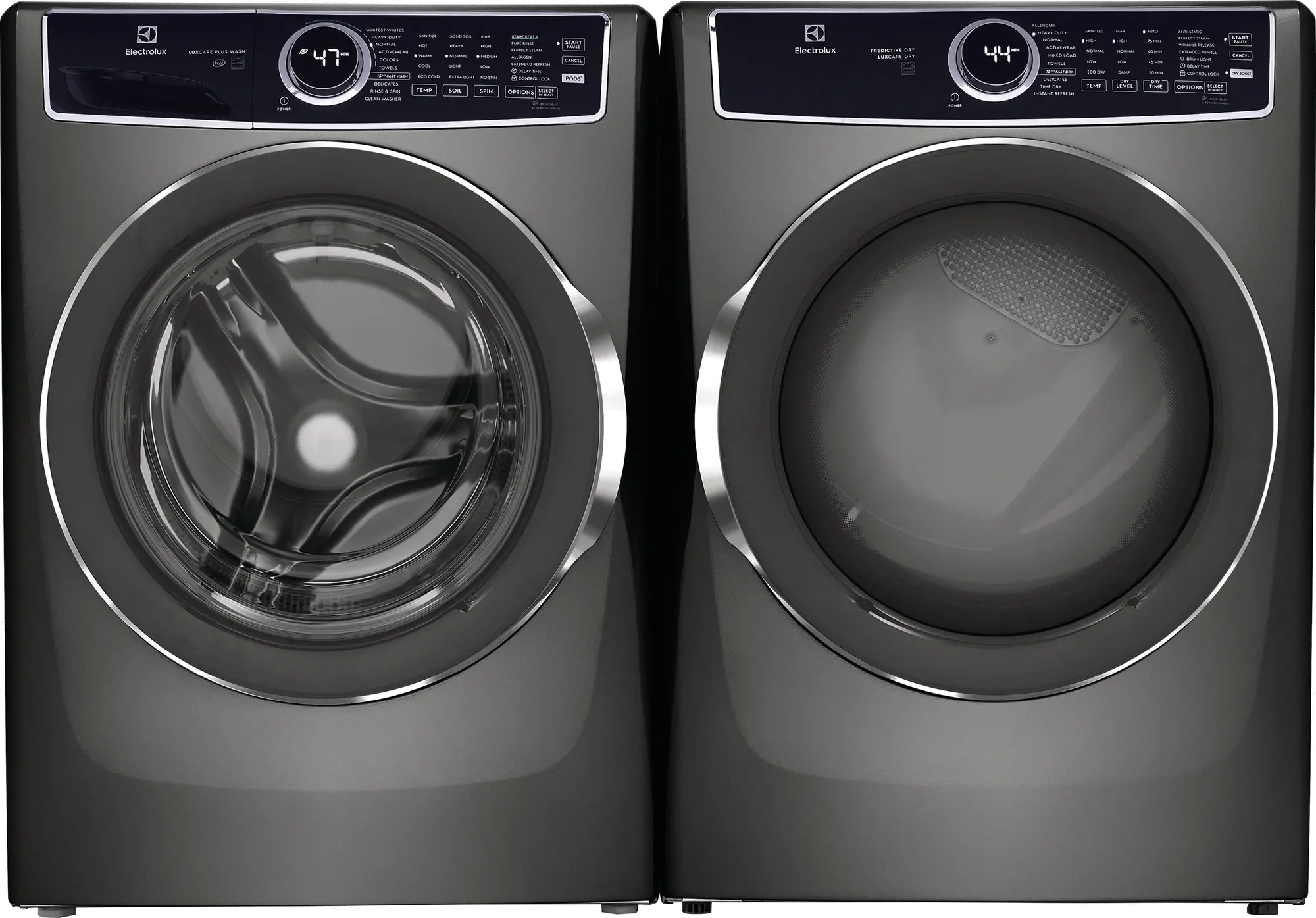 .FELX-T/T-7537GAS-PR Electrolux Front Load Washer and Gas Dryer Set - Titanium, ELF7537AT-1