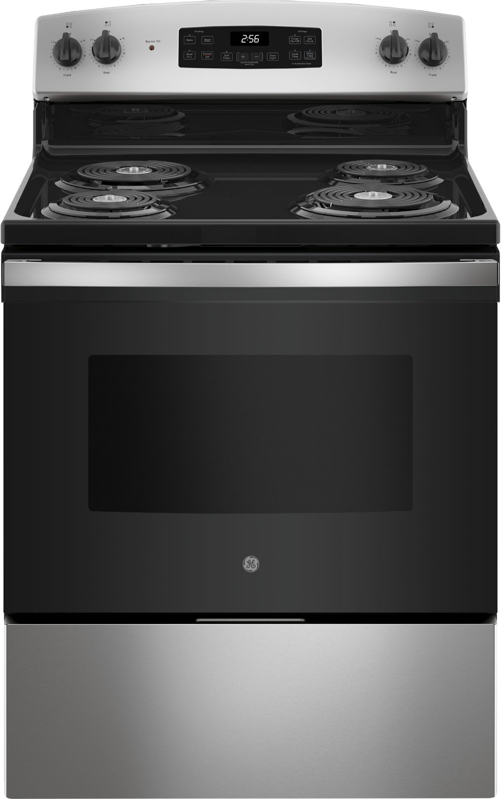 GE 5.0 cu ft Electric Range - Stainless Steel