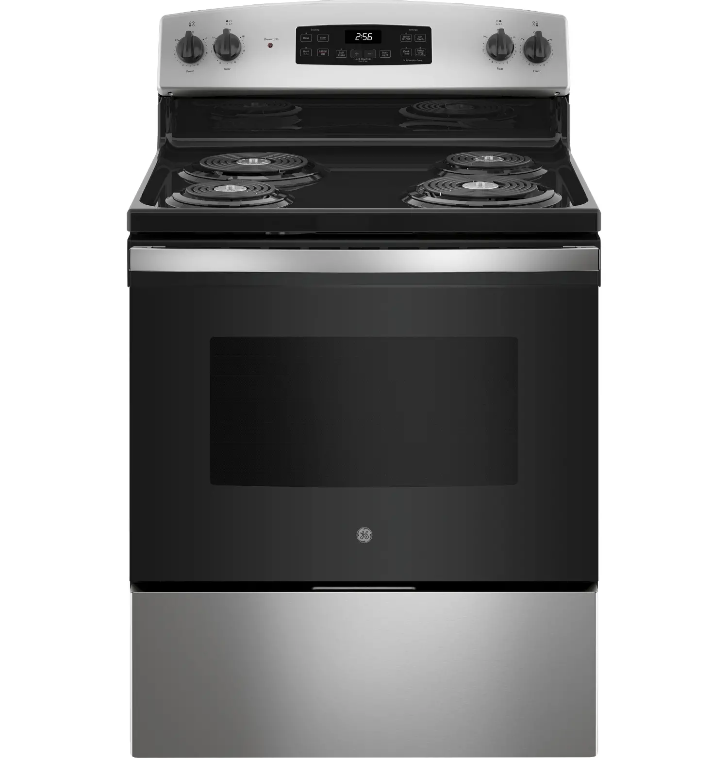 JB256RTSS GE 5.0 cu ft Electric Range - Stainless Steel-1