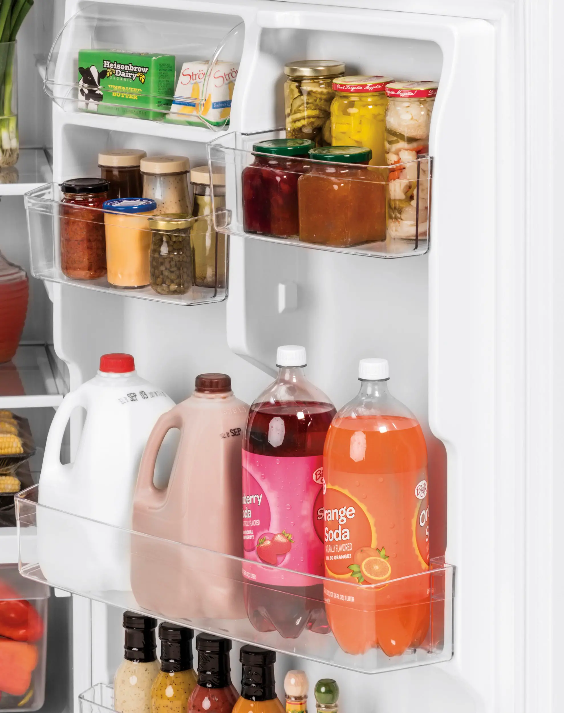GTS22KYNRFS GE 21.9 cu ft Top Freezer Refrigerator - 33 W Fingerprint Resistant Stainless Steel-6