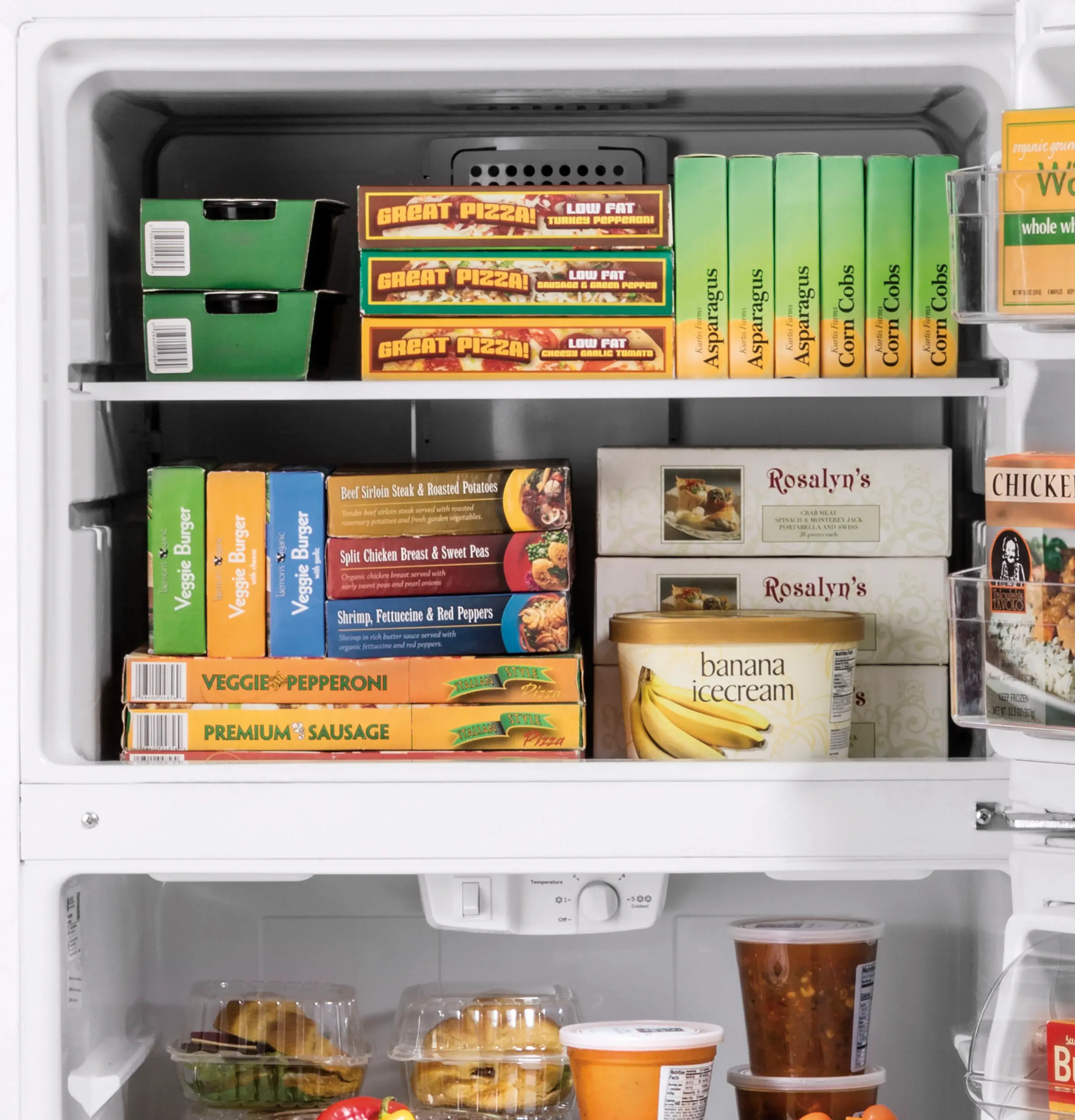 GTS22KYNRFS GE 21.9 cu ft Top Freezer Refrigerator - 33 W Fingerprint Resistant Stainless Steel-7