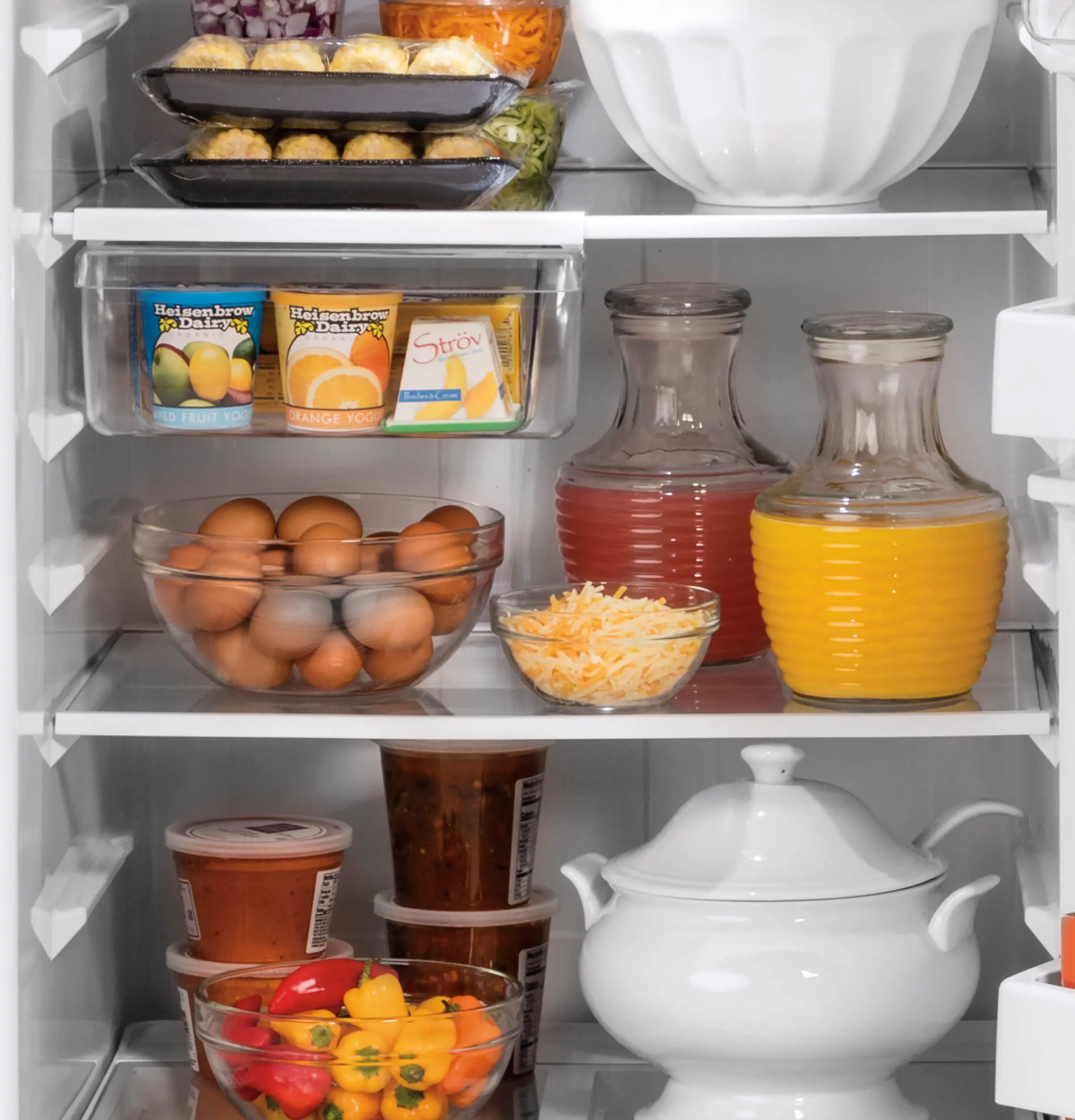 GTS22KYNRFS GE 21.9 cu ft Top Freezer Refrigerator - 33 W Fingerprint Resistant Stainless Steel-8