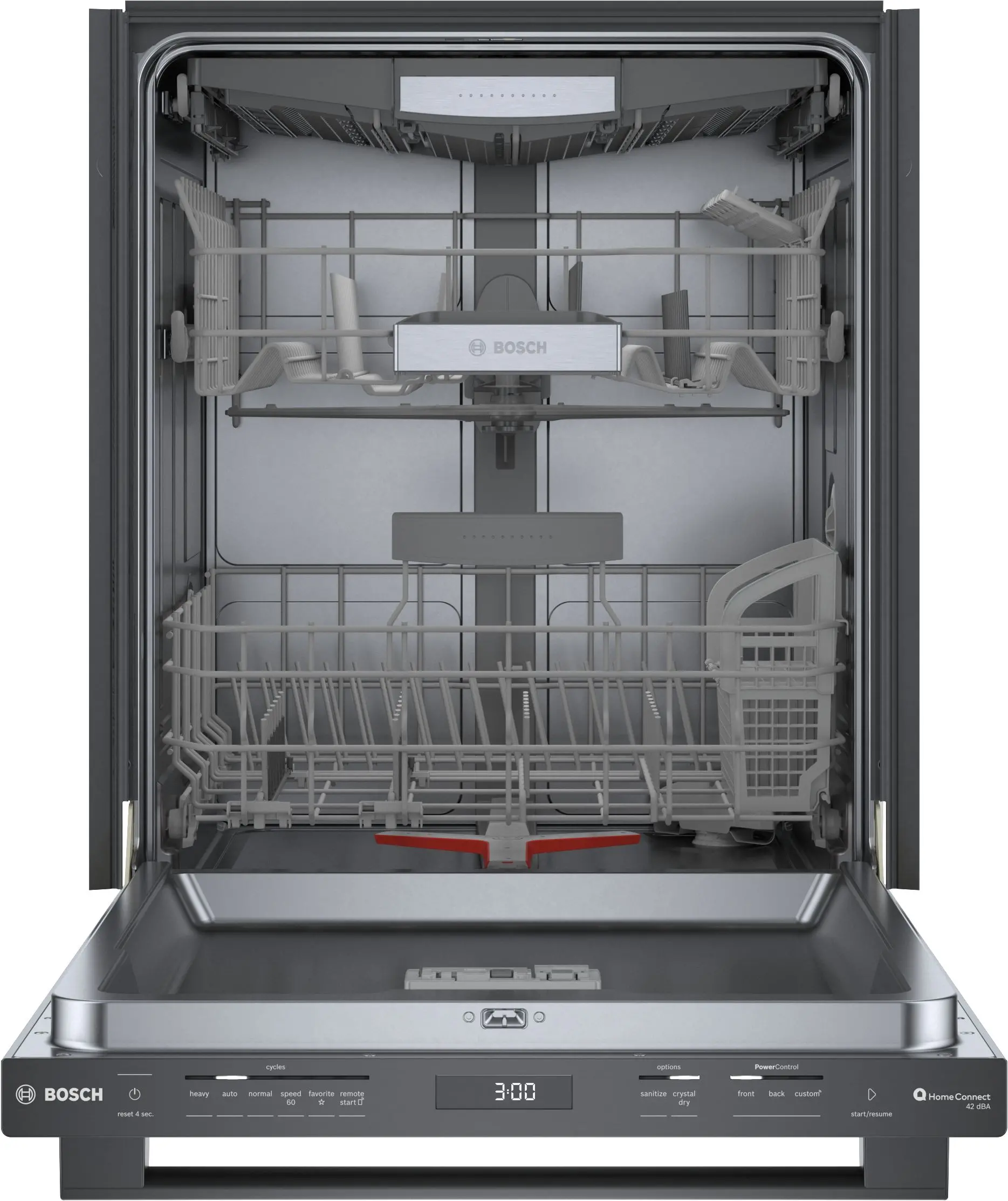 SHX78CM4N Bosch 800 Series Dishwasher - Black Inox-4