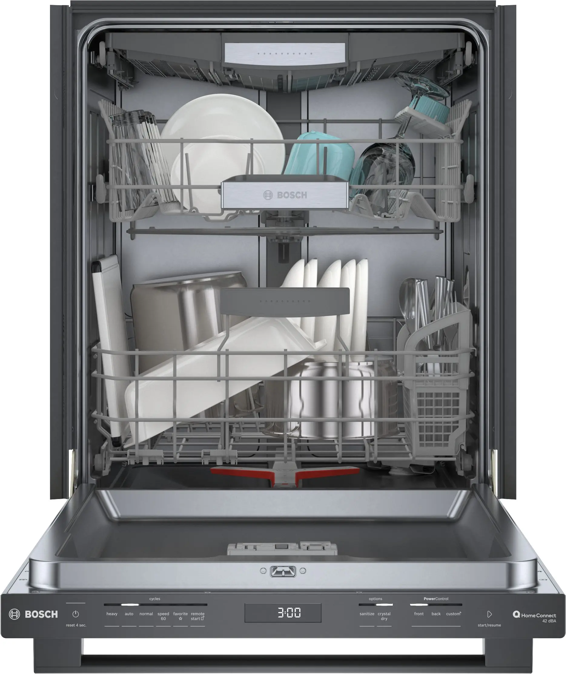 SHX78CM4N Bosch 800 Series Dishwasher - Black Inox-5