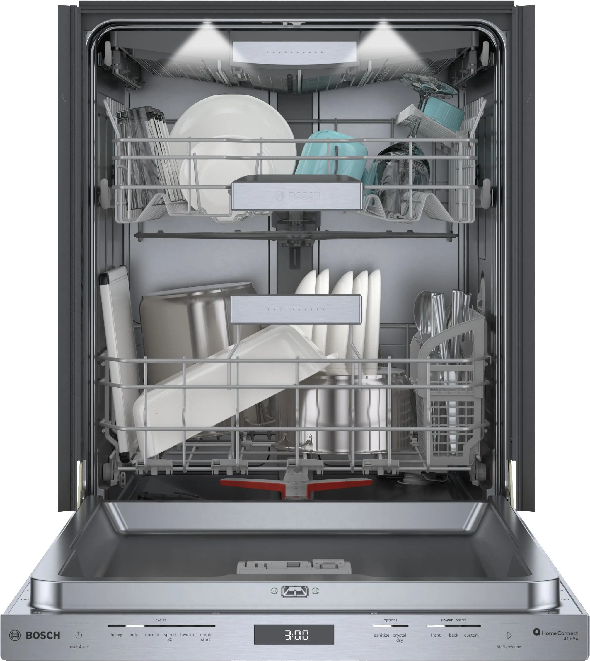 SHP9PCM5N Bosch Benchmark Dishwasher - Stainless Steel-11