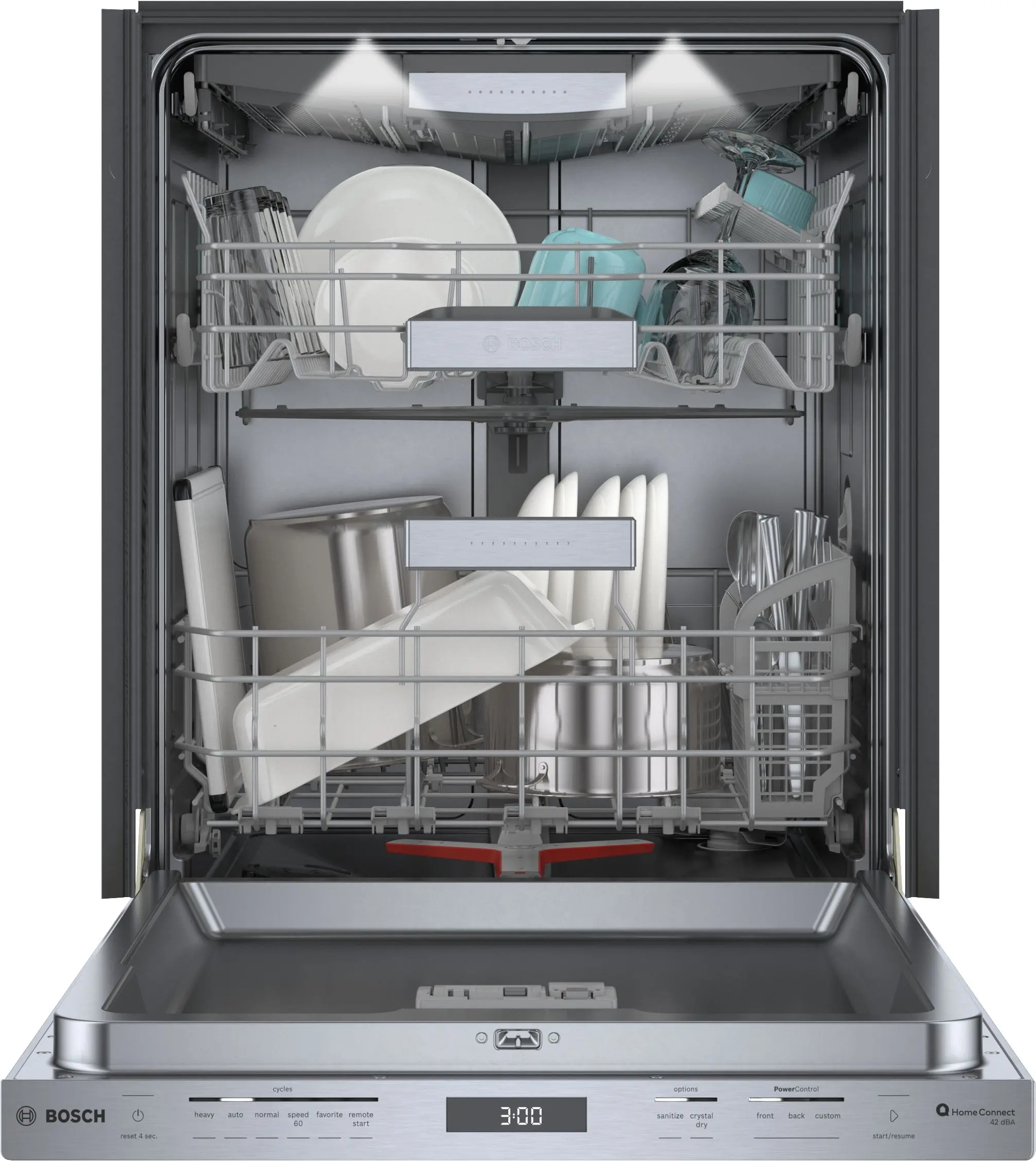 SHP9PCM5N Bosch Benchmark Dishwasher - Stainless Steel-11