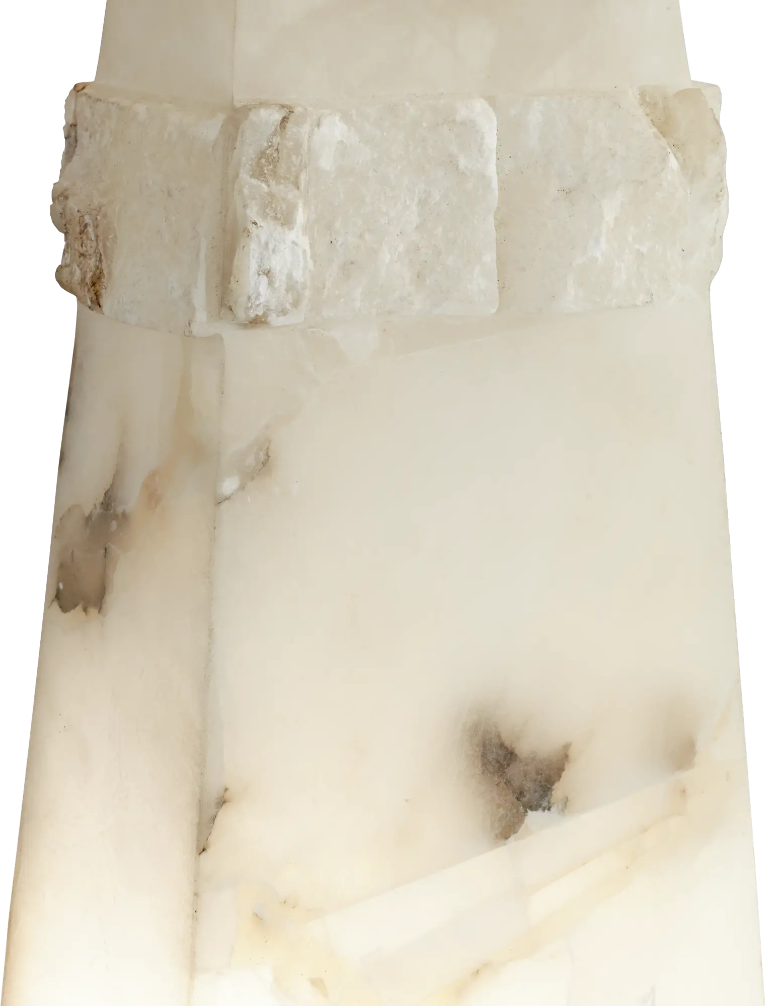 Beaumont White Marble Table Lamp-3