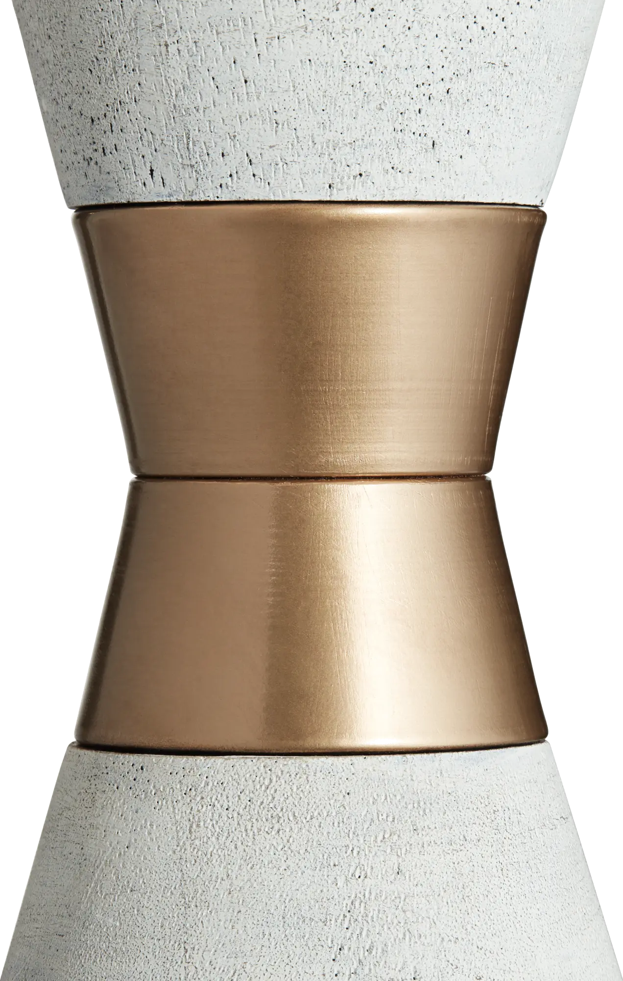 Kingstown White Hourglass Table Lamp-4