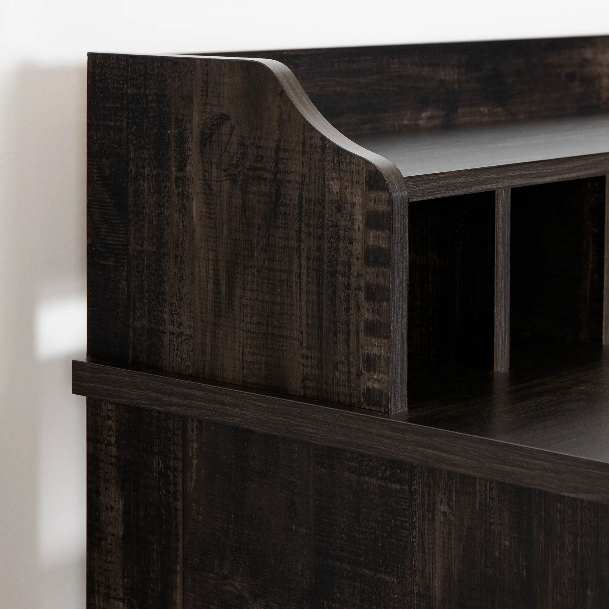14676 Versa Black Computer Desk with Hutch-4