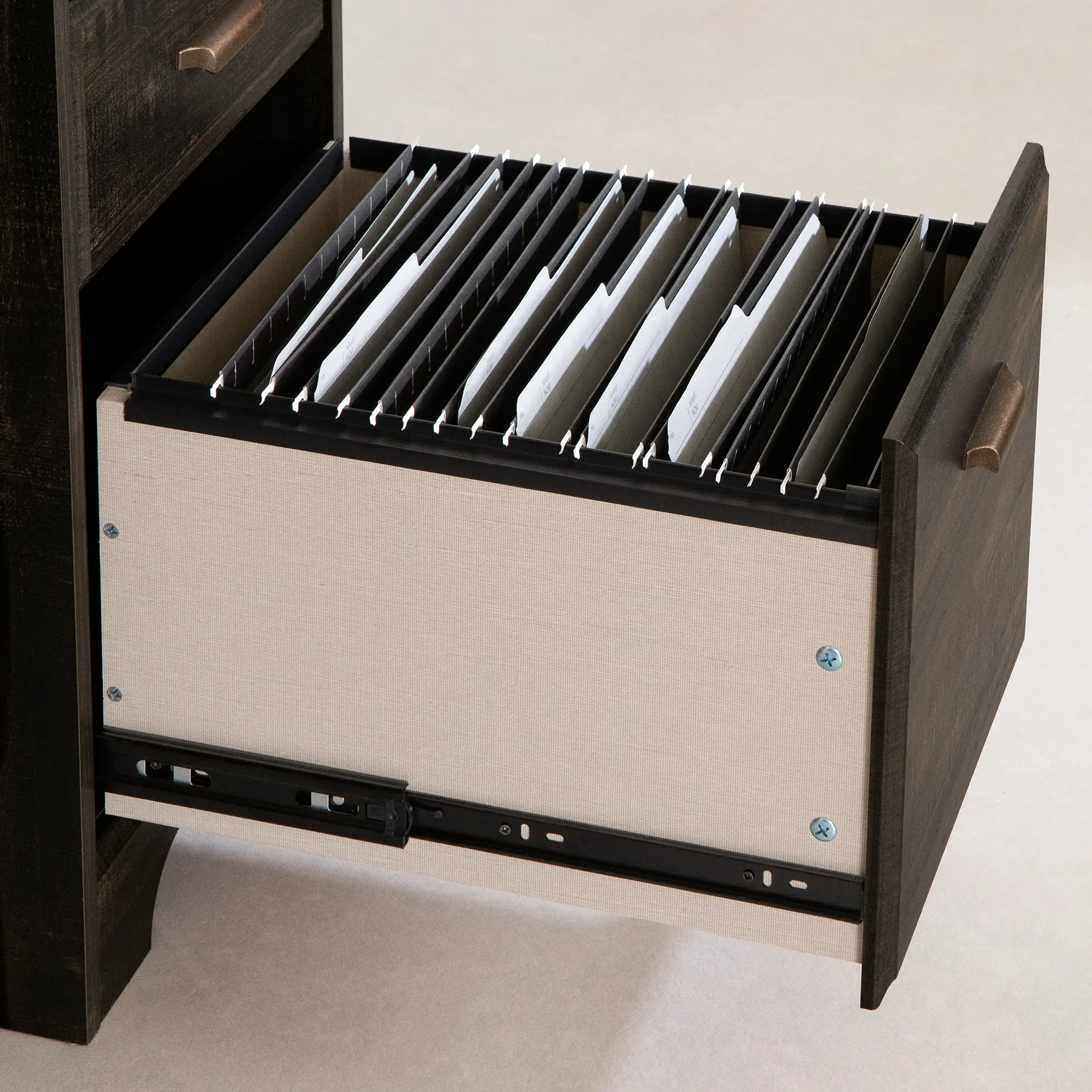 14676 Versa Black Computer Desk with Hutch-6