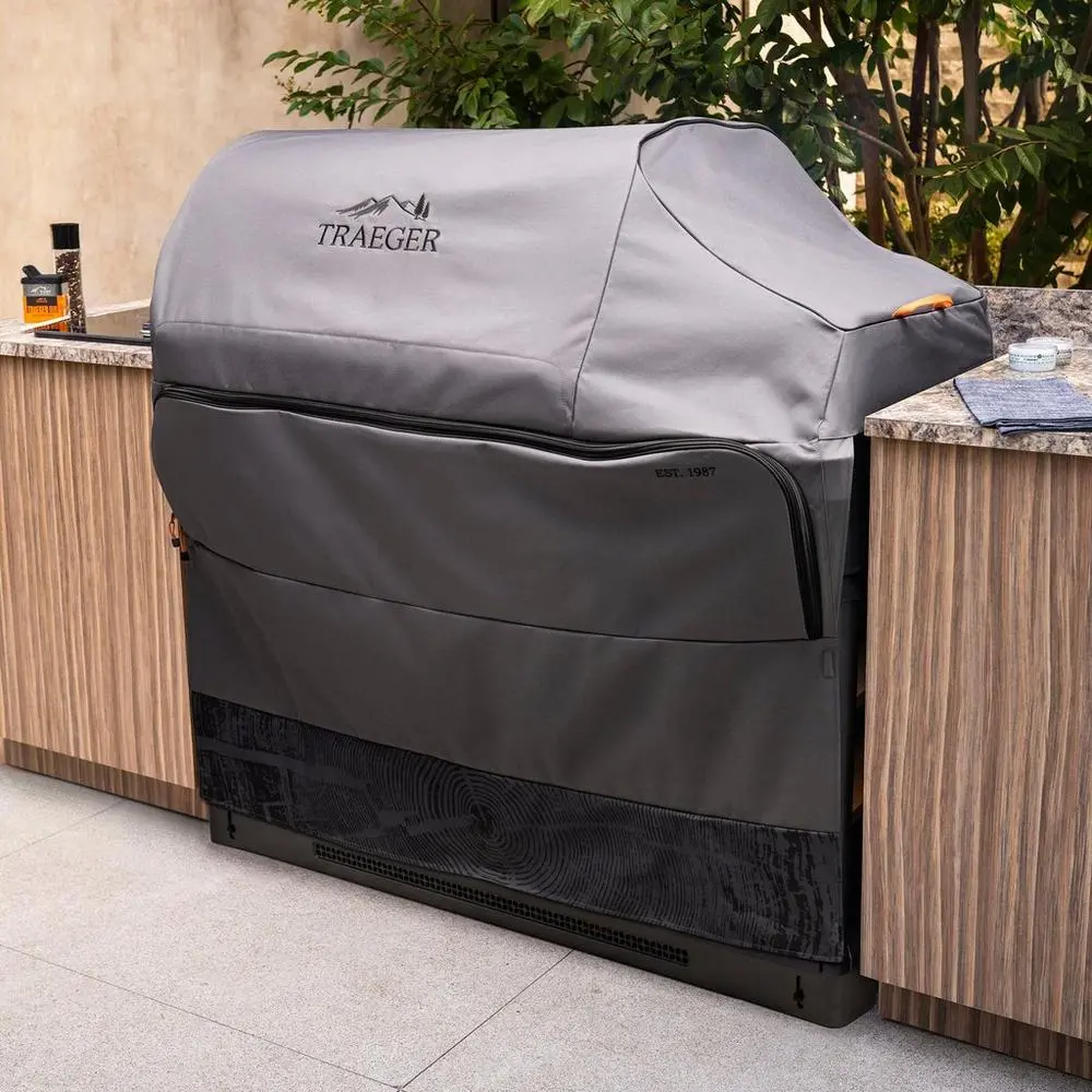 BAC683 Traeger Built-In Timberline XL Full Length Grill Cover-3