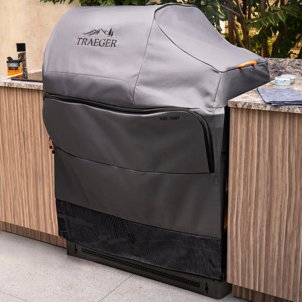 BAC684 Traeger Built-In Timberline Full Length Grill Cover-3