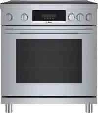 HIS8055U Bosch 800 Series 3.9 cu ft Induction Range - Stainless Steel 30 Inch