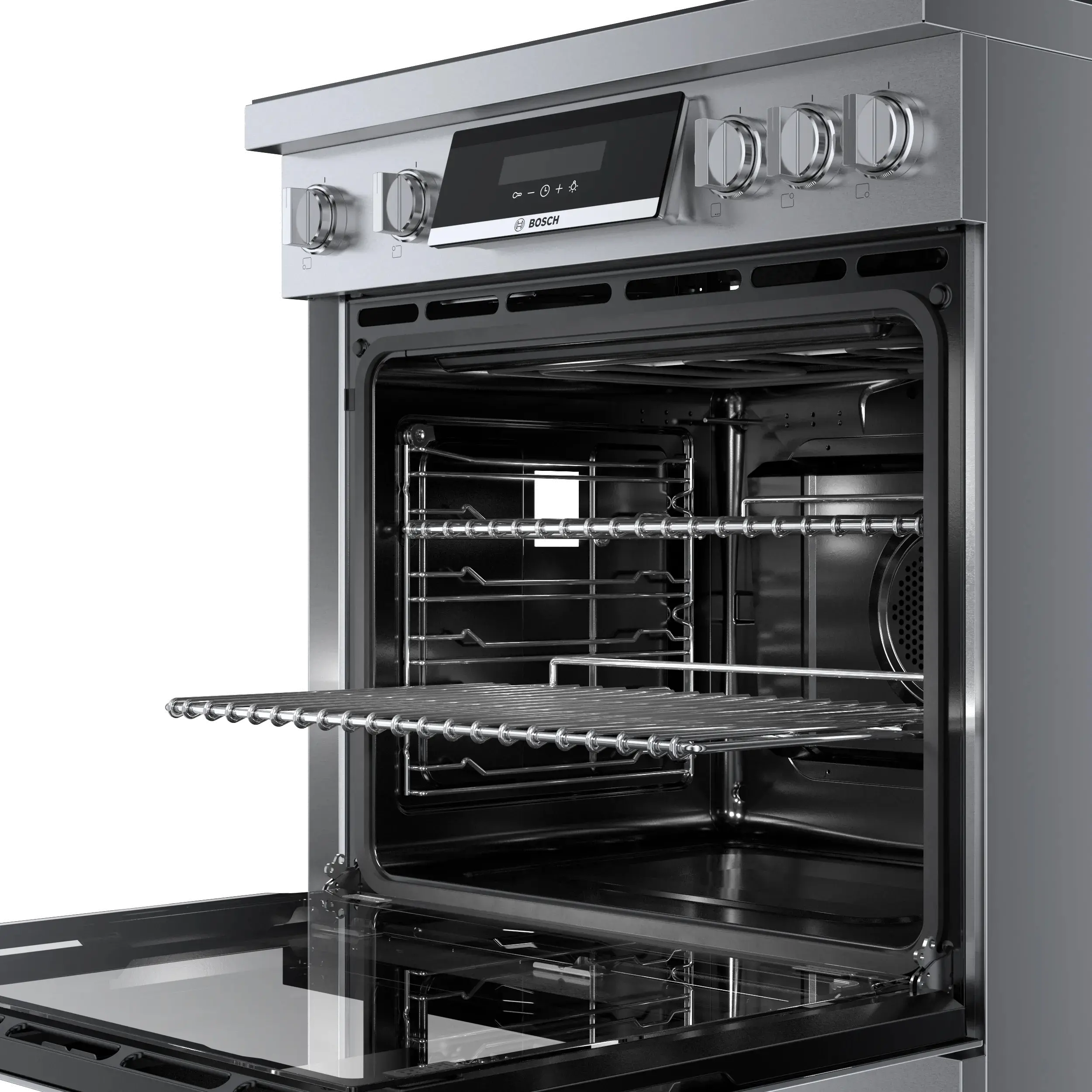 HIS8055U Bosch 800 Series 3.9 cu ft Induction Range - Stainless Steel 30 Inch-2