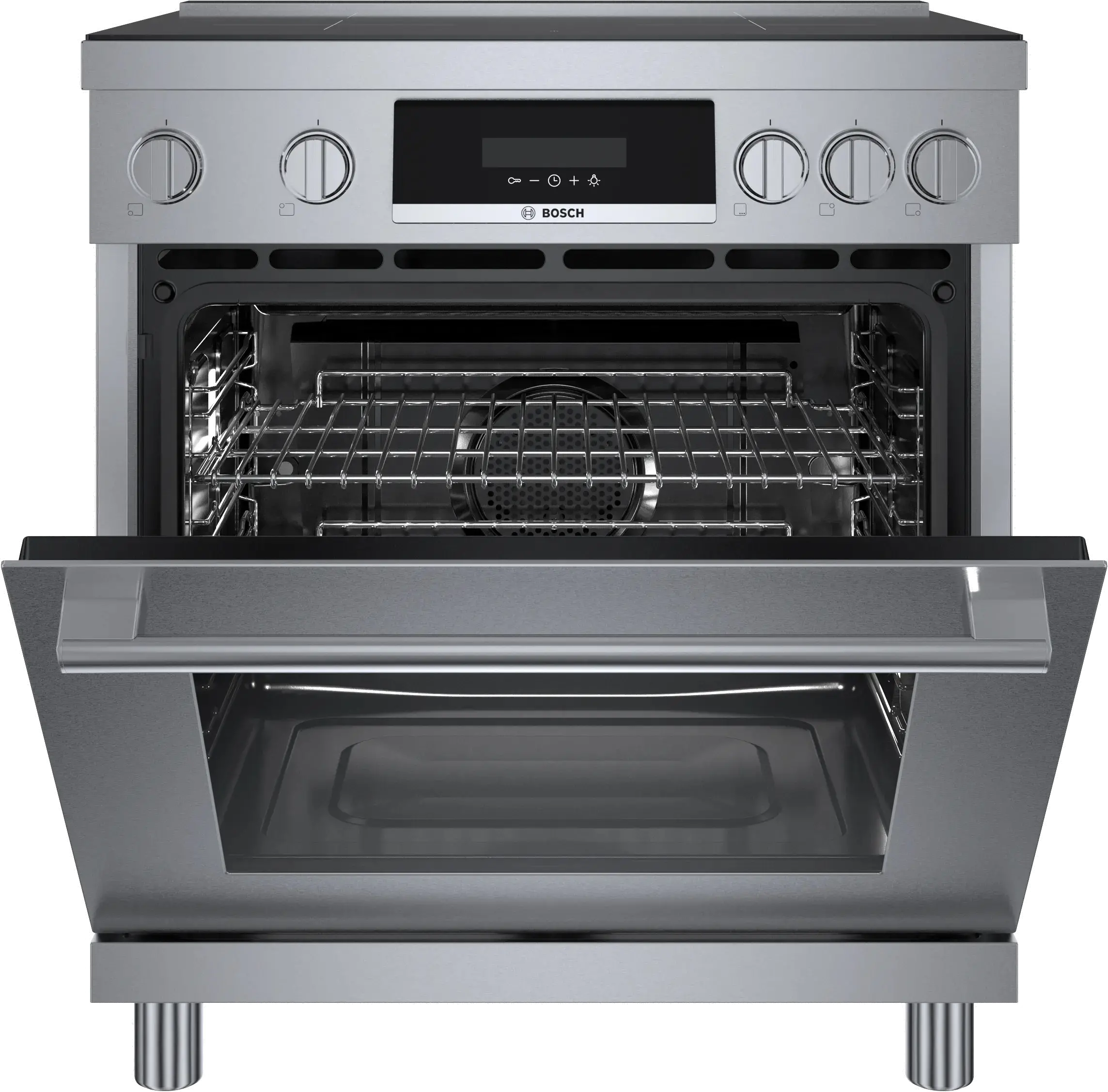HIS8055U Bosch 800 Series 3.9 cu ft Induction Range - Stainless Steel 30 Inch-4