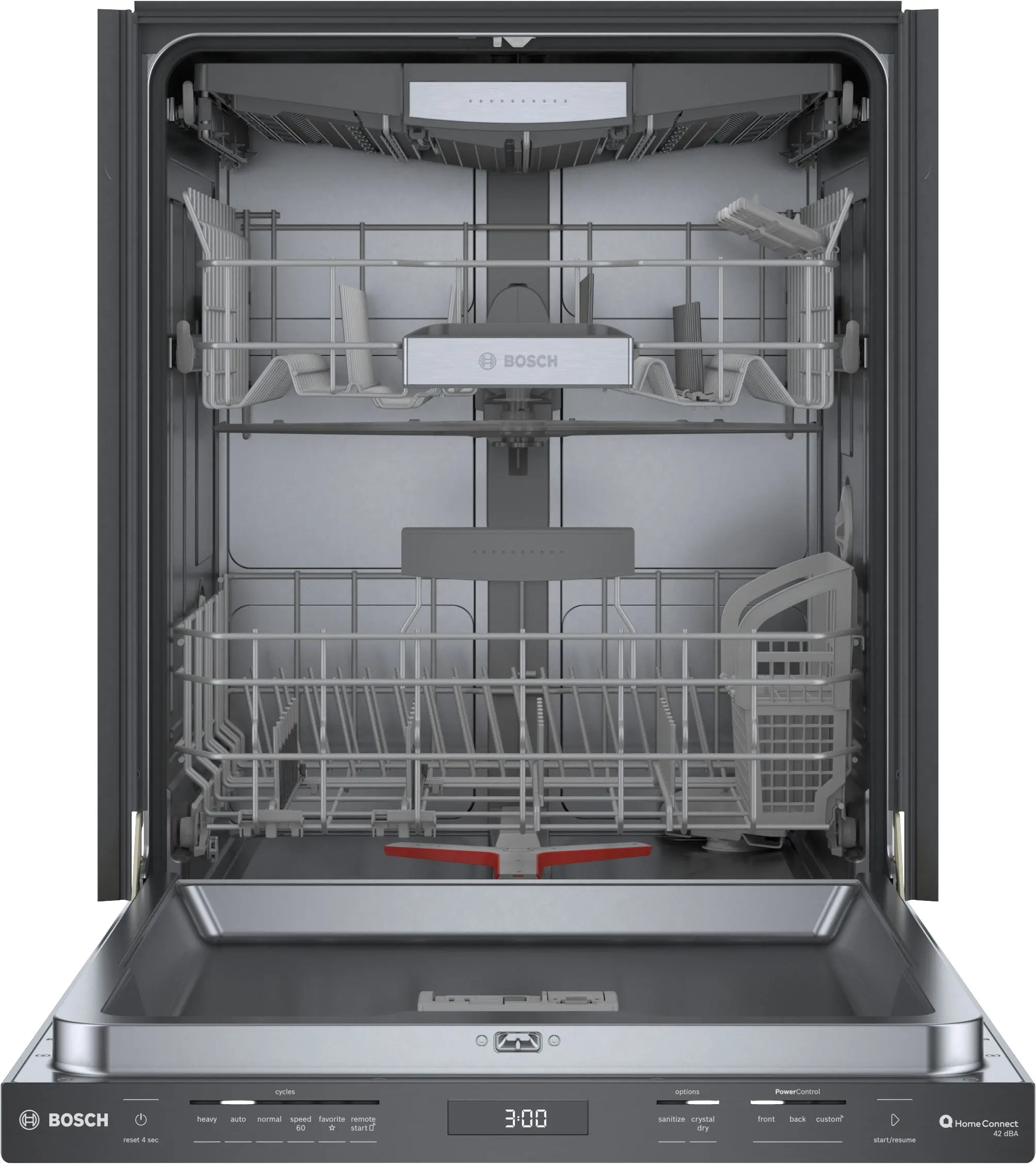 SHP78CM4N Bosch 800 Series Dishwasher - Black Stainless Steel-5