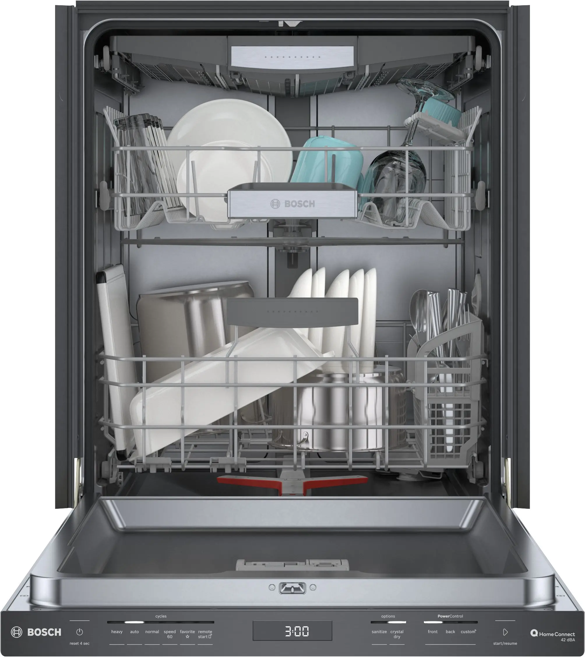 SHP78CM4N Bosch 800 Series Dishwasher - Black Stainless Steel-6
