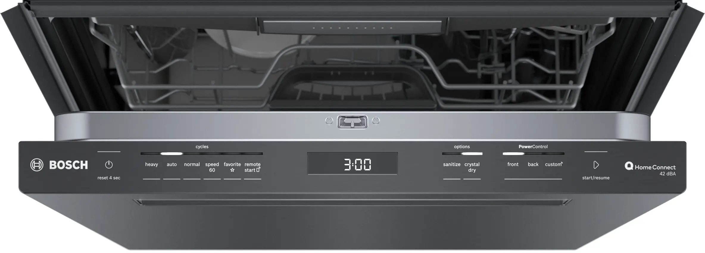SHP78CM4N Bosch 800 Series Dishwasher - Black Stainless Steel-7