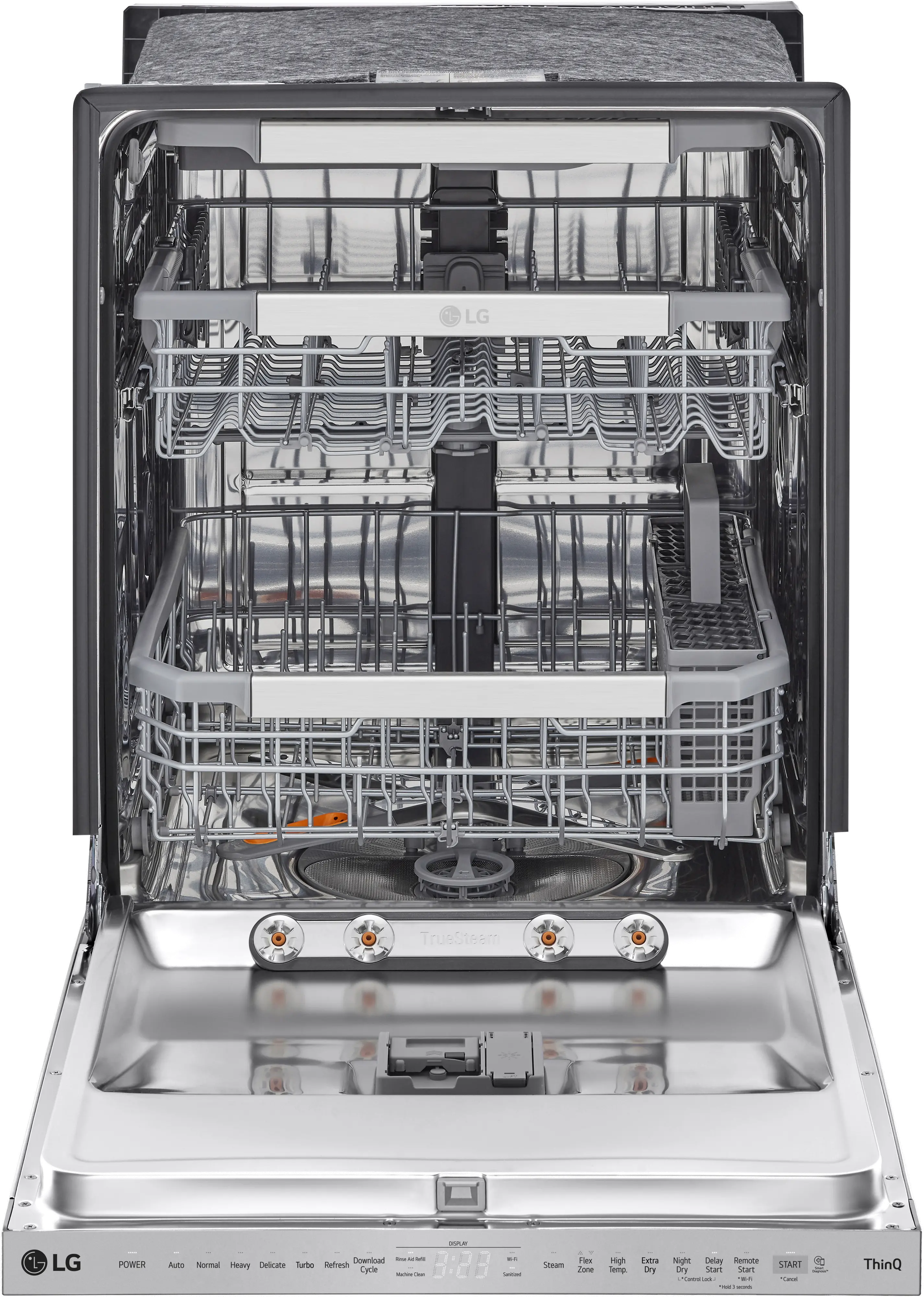 LDPS6762S LG Top Control Dishwasher - Stainless Steel-2