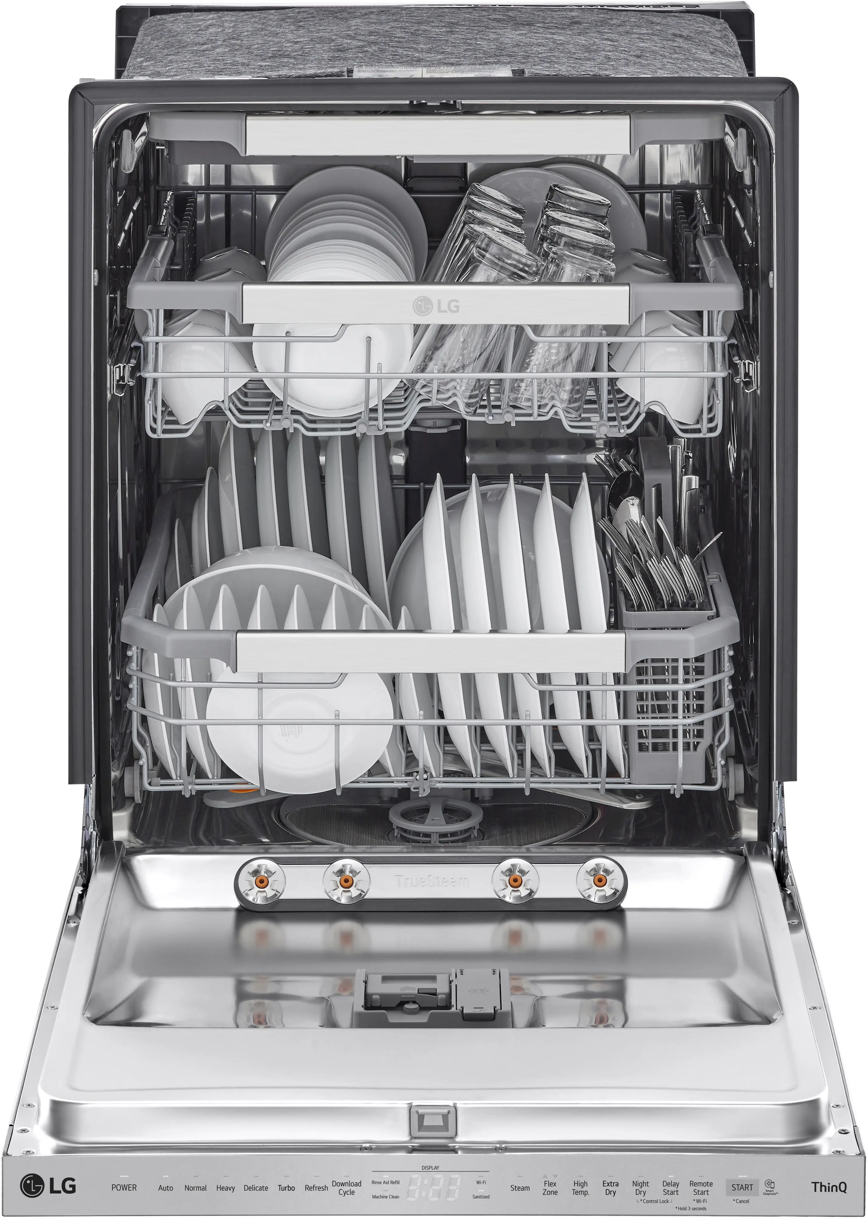 LDPS6762S LG Top Control Dishwasher - Stainless Steel-4
